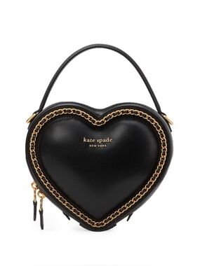 Kate Spade Black Amour 3D Heart Bag
